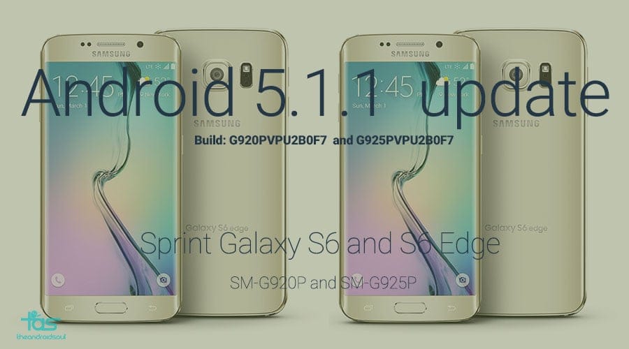 Sprint Galaxy S6 and S6 Edge receive Android 5.1.1 update, build OF7