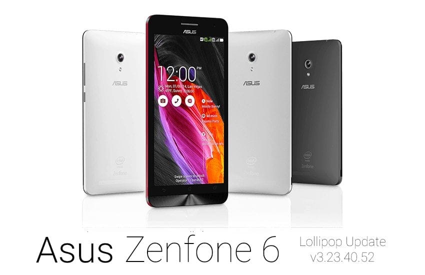 How to Update Asus Zenfone 6 to Android 5.0 Lollipop update V3.23.40.52 yourself