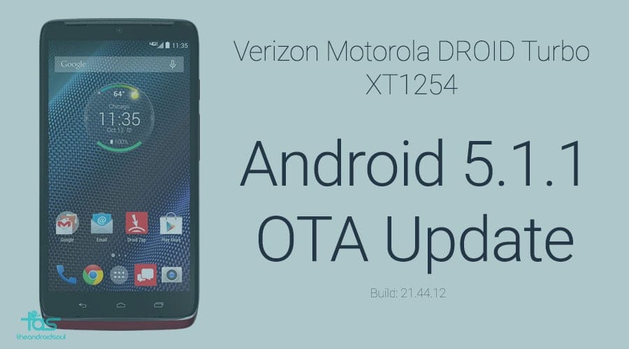 Download Verizon Droid Turbo Android 5.1.1 OTA update, with install instructions