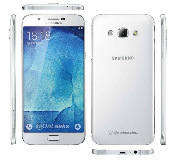 Samsung Galaxy A8 render leaks again, price revealed