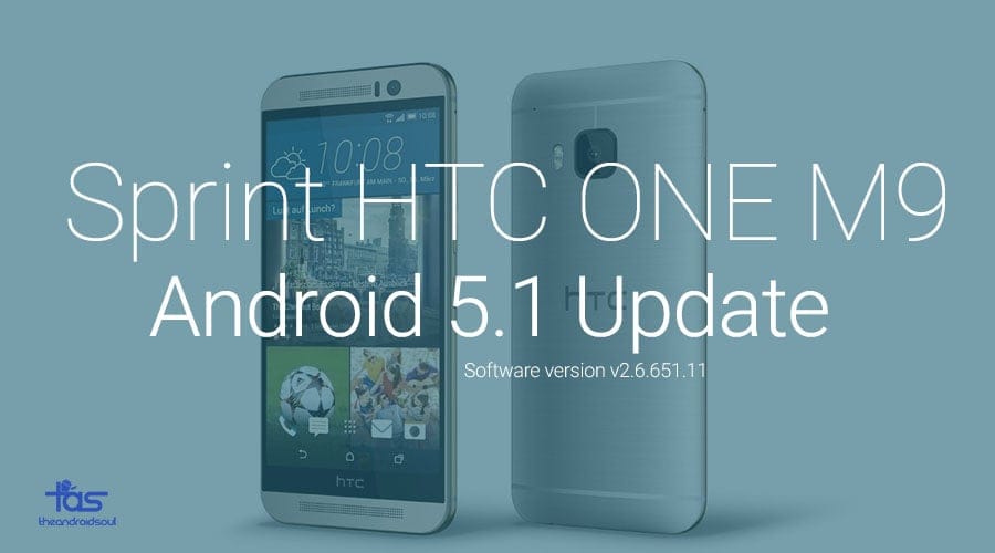 Sprint HTC One M9 Android 5.1 Update RUU v2.6.651.11: Download and Install Instructions