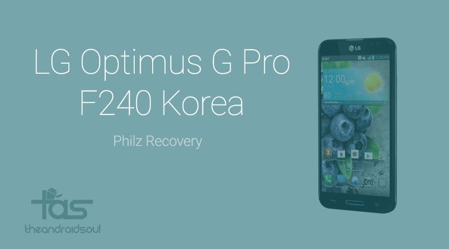 Download LG Optimus G Pro PhilZ recovery, a good TWRP/CWM alternative