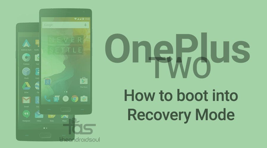 Boot OnePlus 2 into recovery mode