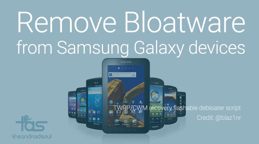 Remove bloatware from any Samsung Galaxy device easily with this script!