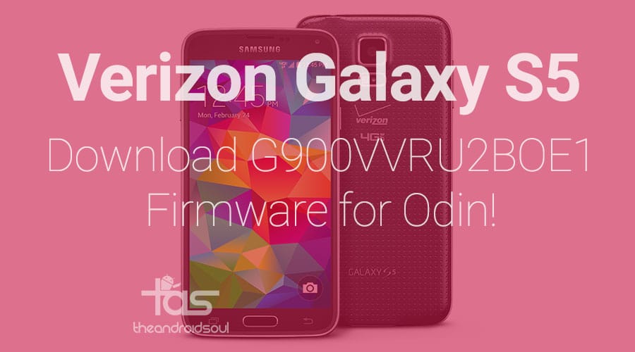 G900VVRU2BOE1: Verizon Galaxy S5 OE1 Firmware [Odin TAR]