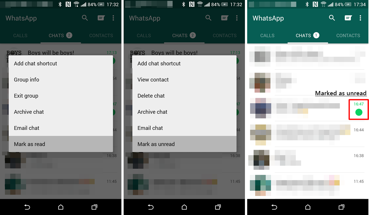 How to “Mark as Read” Messages on WhatsApp