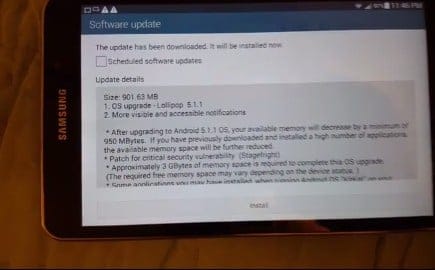 Sprint Galaxy Tab 4 7-inch receives Android 5.1.1 update as OTA