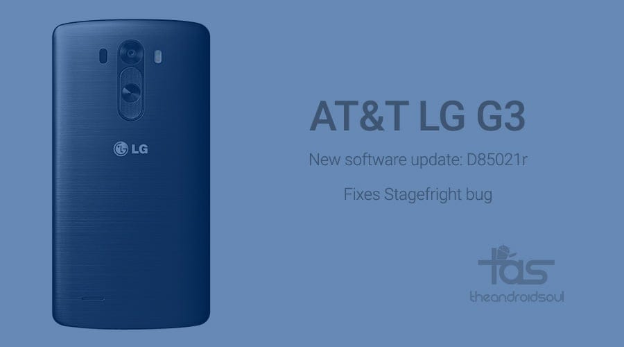 AT&T LG G3 gets new update to D85021r but still not Android 5.1