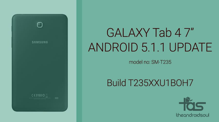 [Download] Samsung Galaxy Tab 4 7.0 LTE receives Android 5.1.1 update