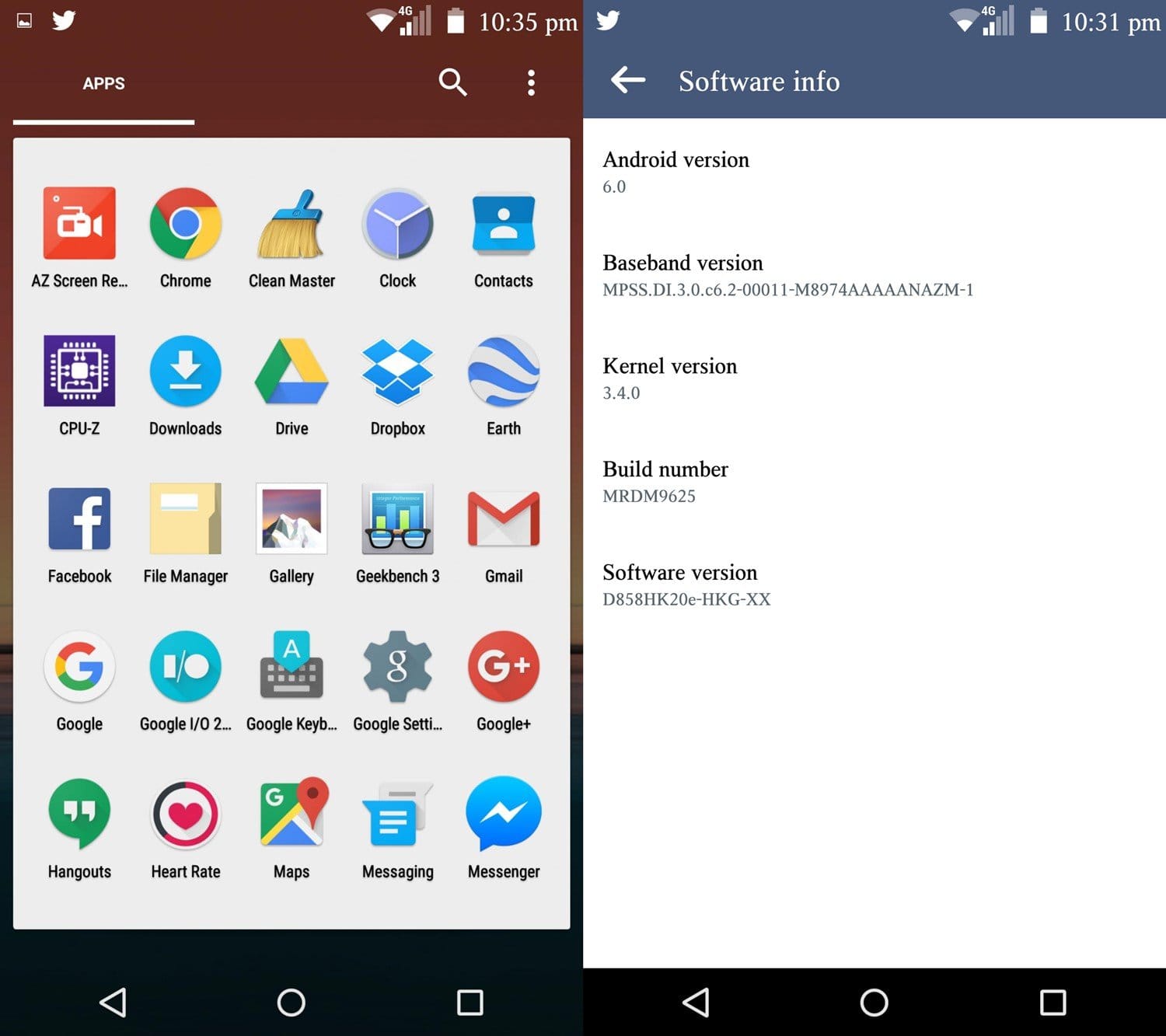 Android 6.0 Marshmallow update installed on LG G3 already!