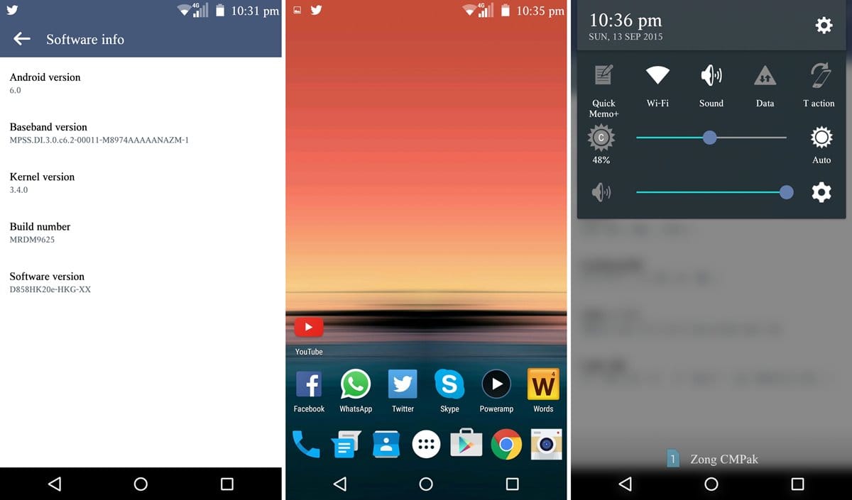 LG G3 Marshmallow Update Custom ROM already available