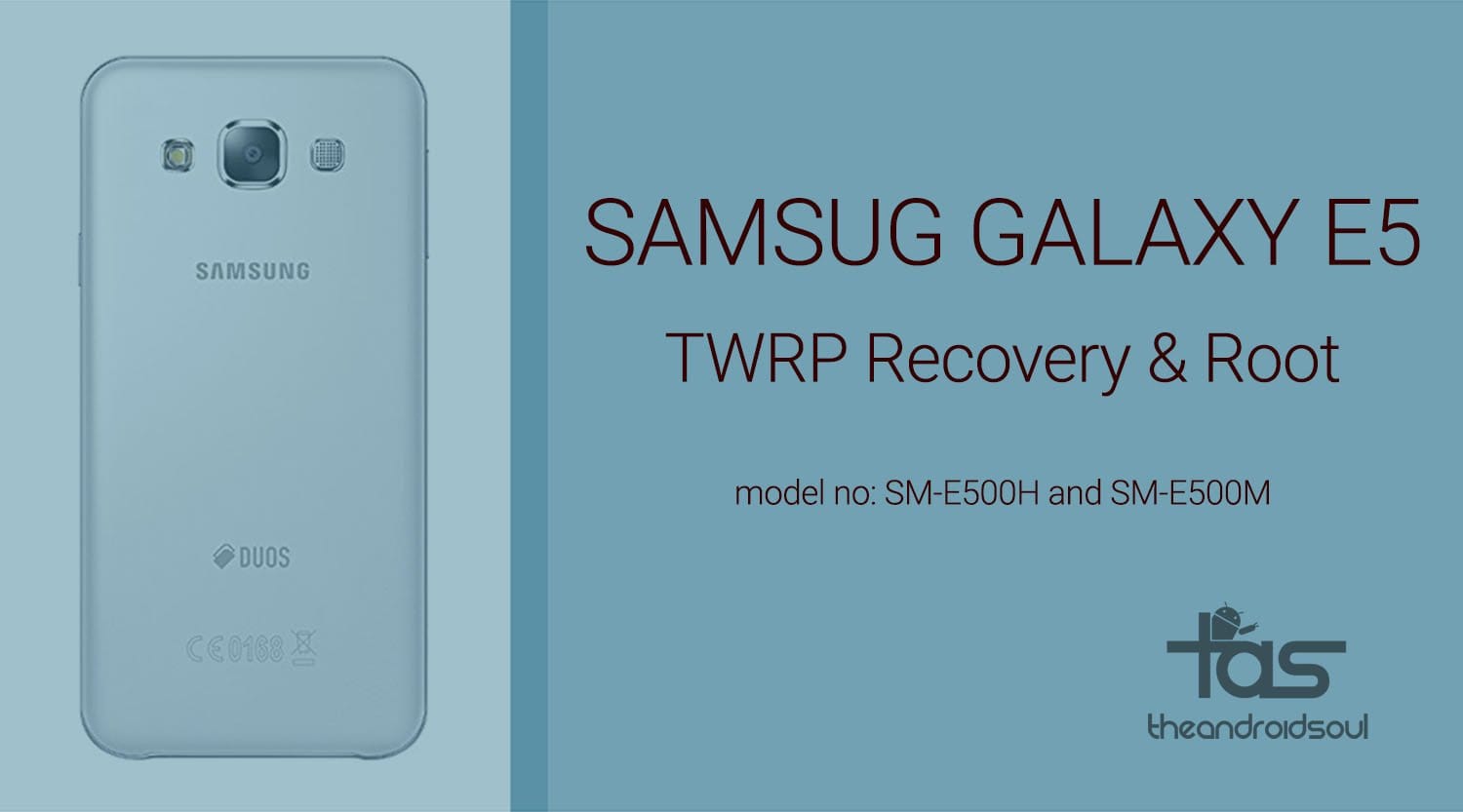 Samsung Galaxy E5 Android 5.1.1 Root and TWRP Recovery