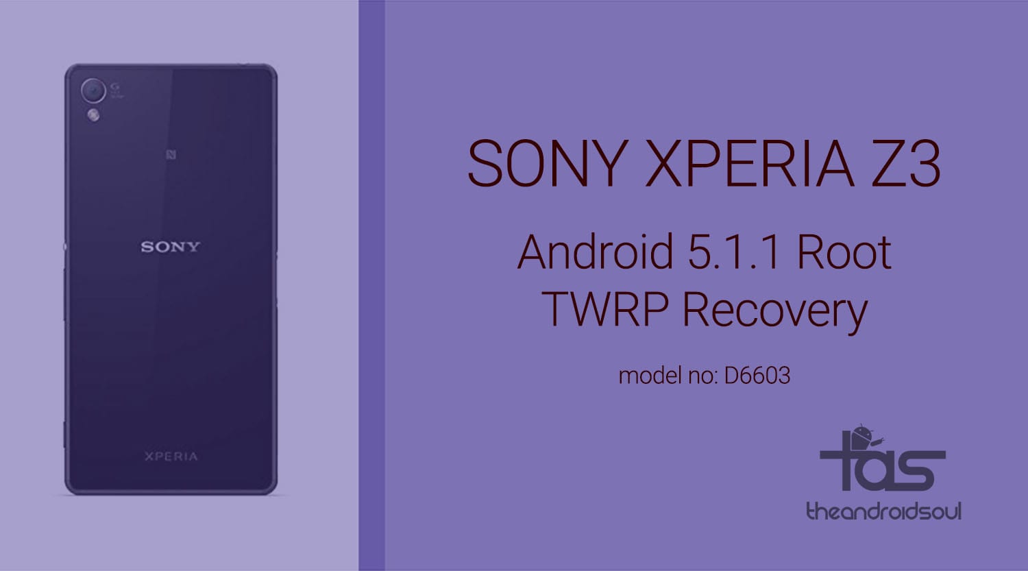 Sony Xperia Z3 Android 5.1.1 Update Pre-rooted and Stock FTF with TWRP recovery [D6603]