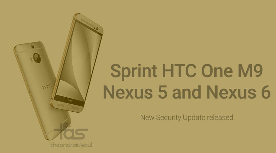 Sprint HTC One M9 OTA update to fix Stagefright, while Nexus 5 and 6 also receive security update