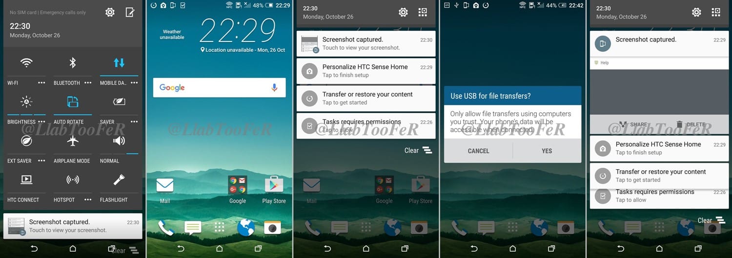 HTC One M8 Marshmallow update leaked in screenshots