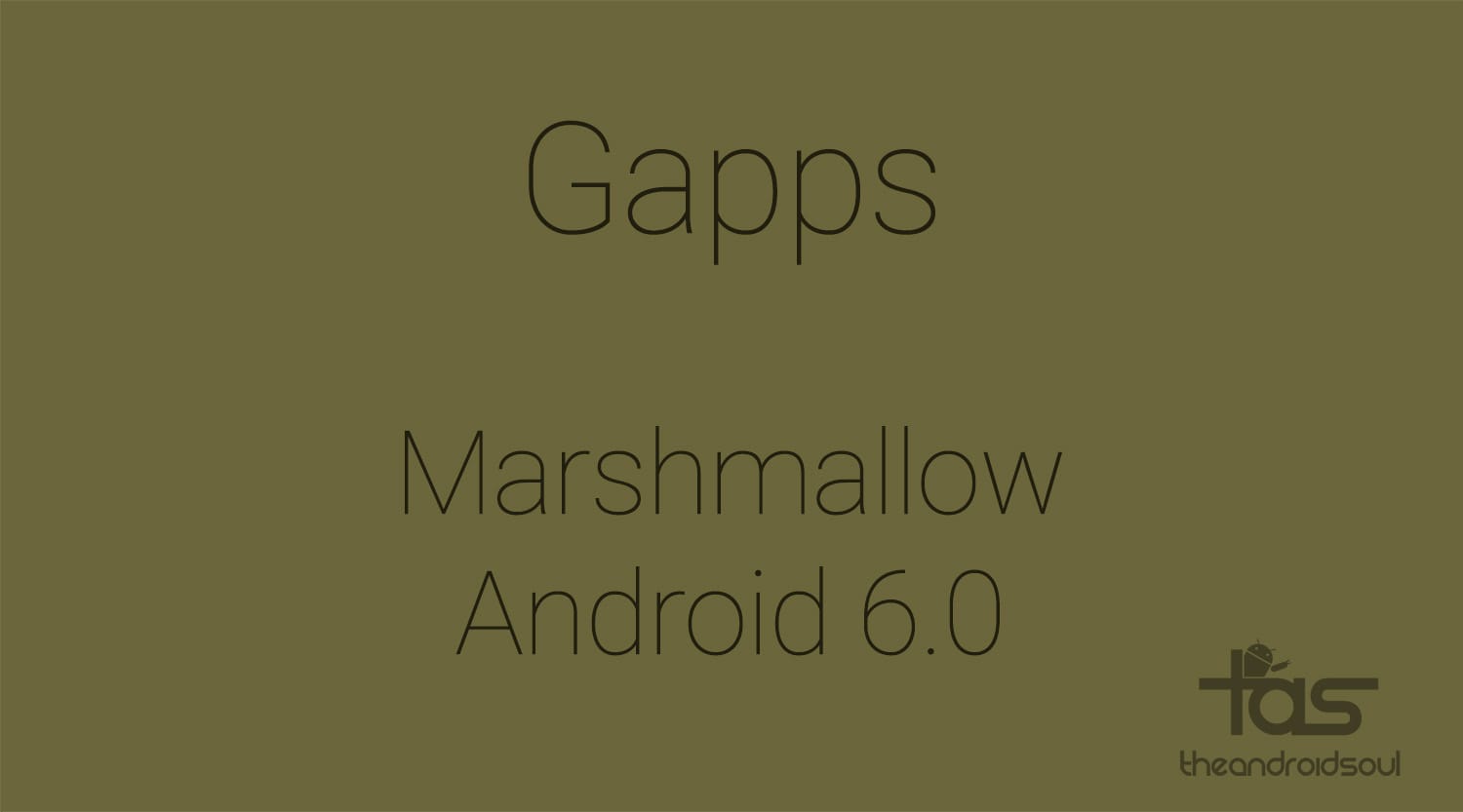 Download Marshmallow Gapps [Working]