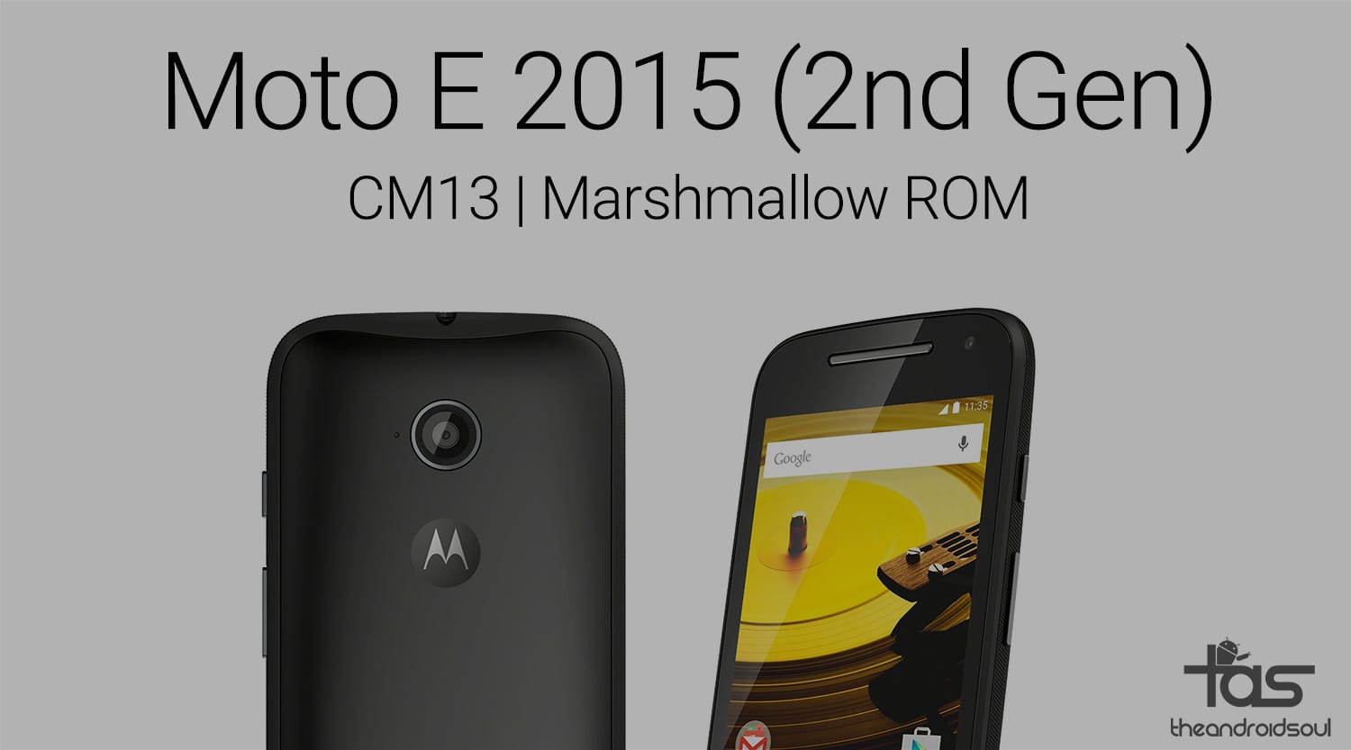 Get Marshmallow update for Moto E 2015 (3G) with CM13 ROM