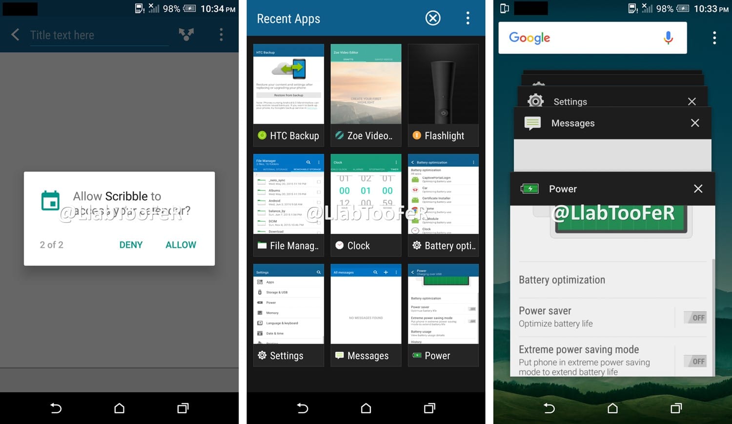 Screenshots leak of One M9 Marshmallow Update as release draws near