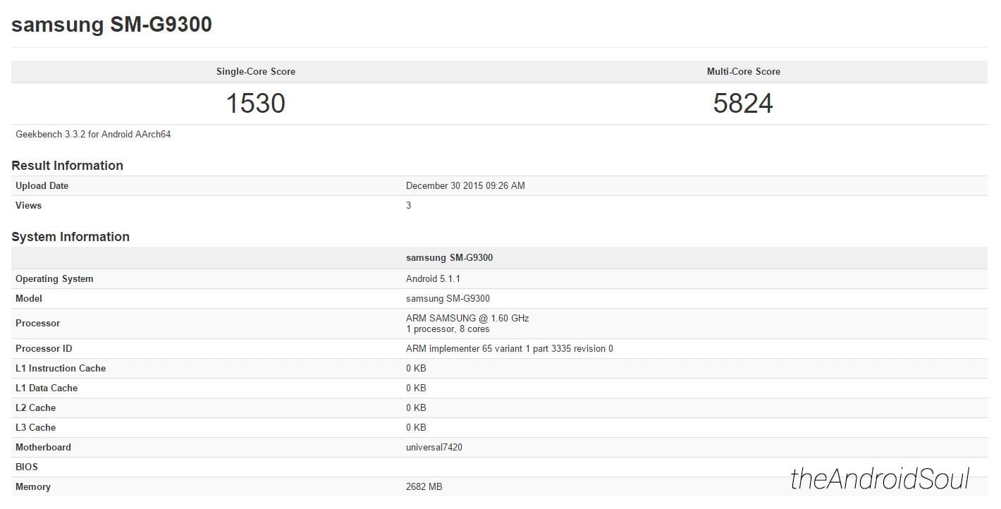 Galaxy S7 benchmarks are low on Geekbench!