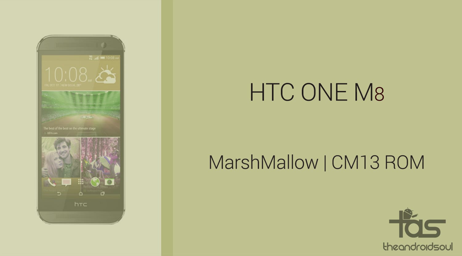 Download HTC One M8 Marshmallow Update: CM13 and other ROMs