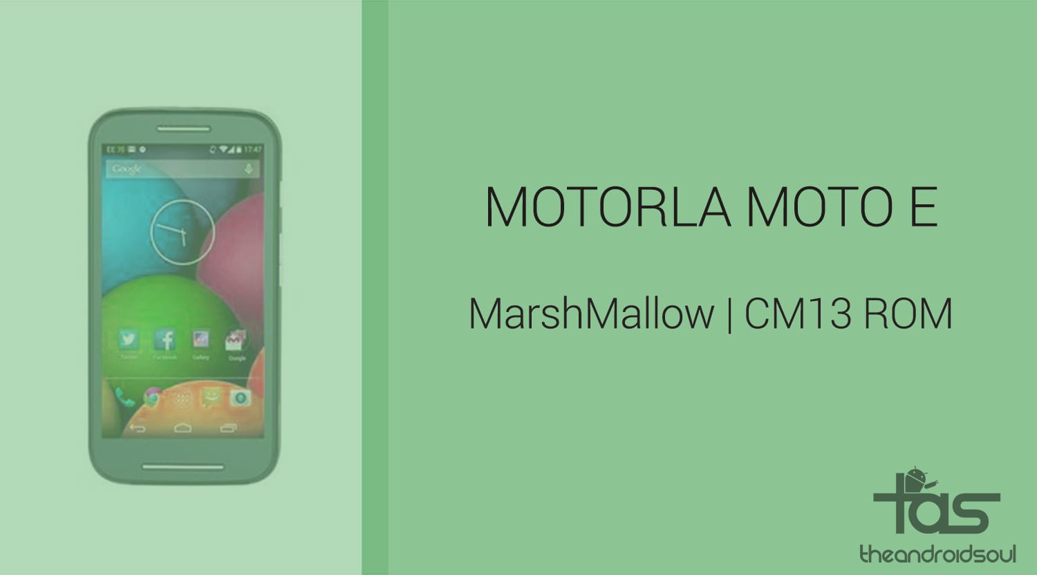 Download Moto E Marshmallow Update: CM13 and other ROMs