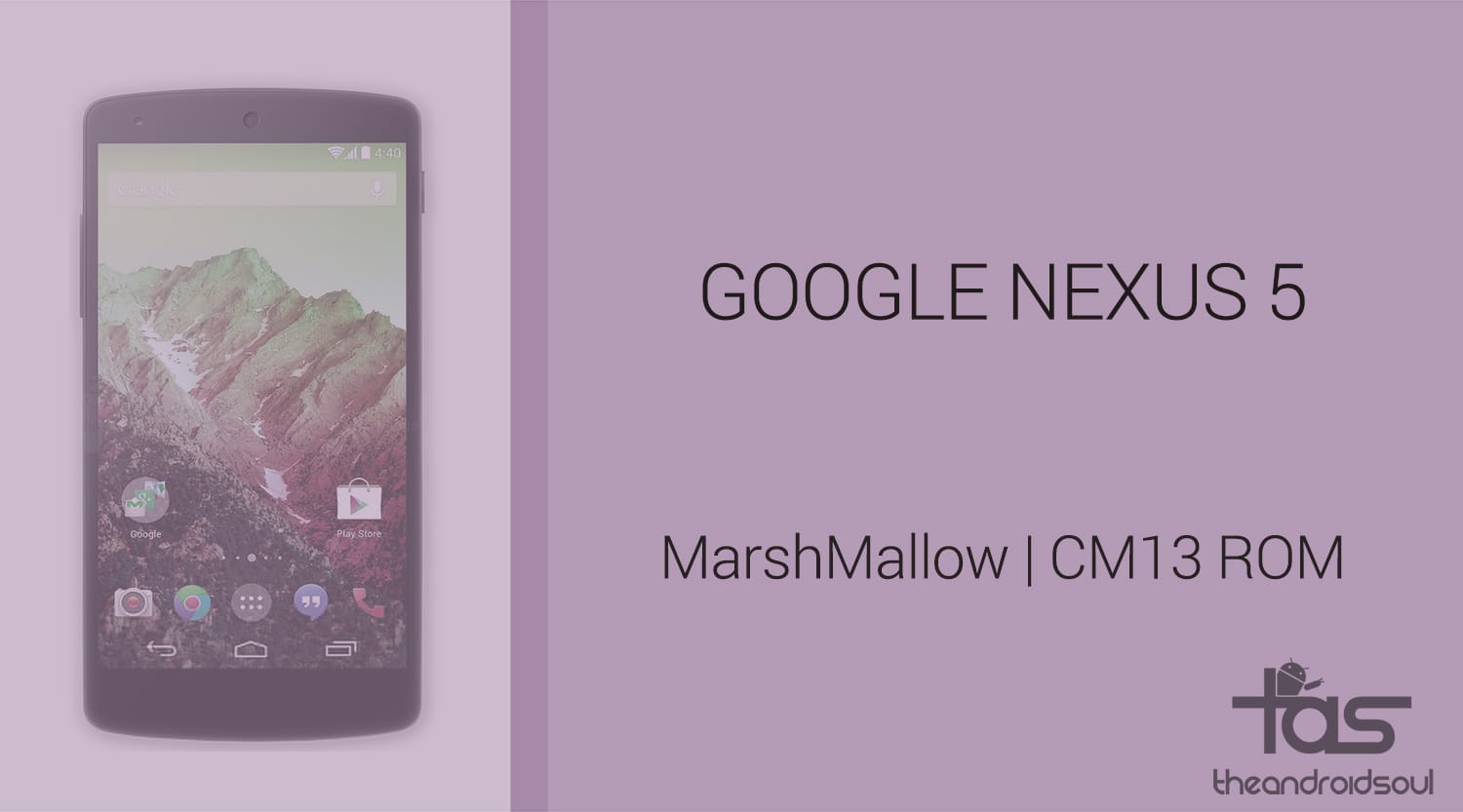 Download Nexus 5 Marshmallow Update: CM13 and other ROMs