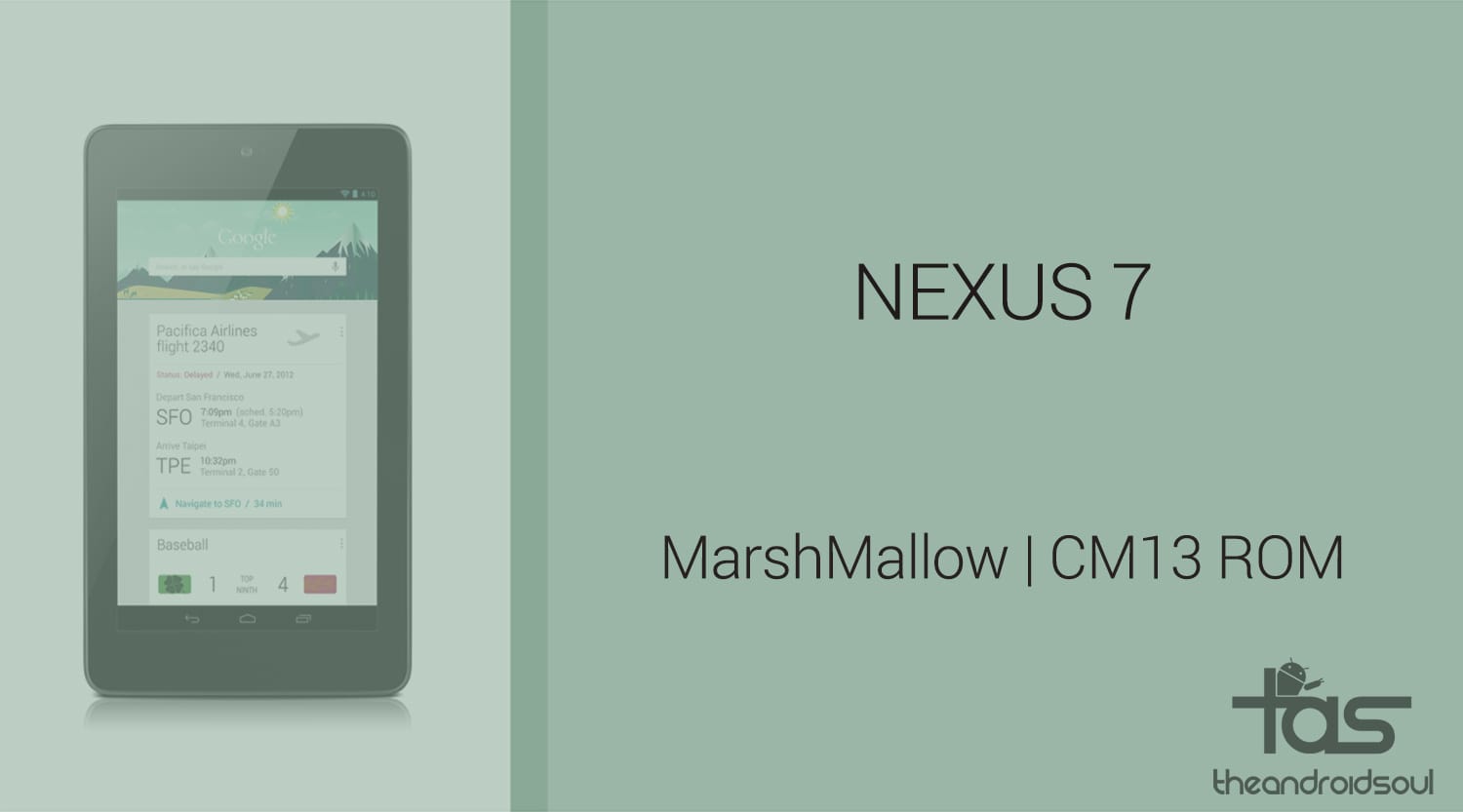 Download Nexus 7 Marshmallow Update: CM13 and other ROMs