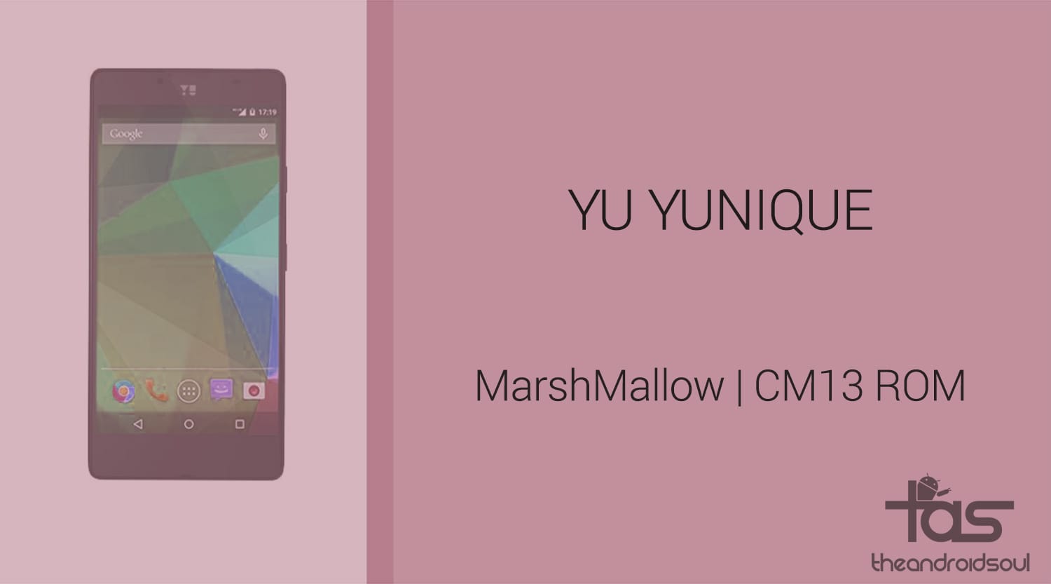 Download YU Yunique CM13 for Marshmallow Update: CM13 and other ROMs