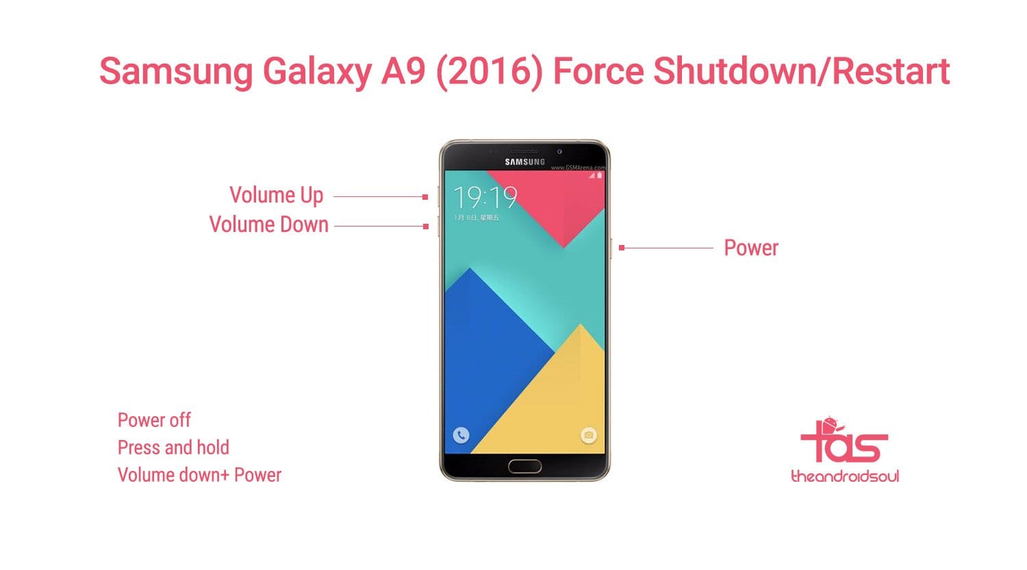 How to Force Shutdown / Restart Samsung Galaxy A9 (2016)