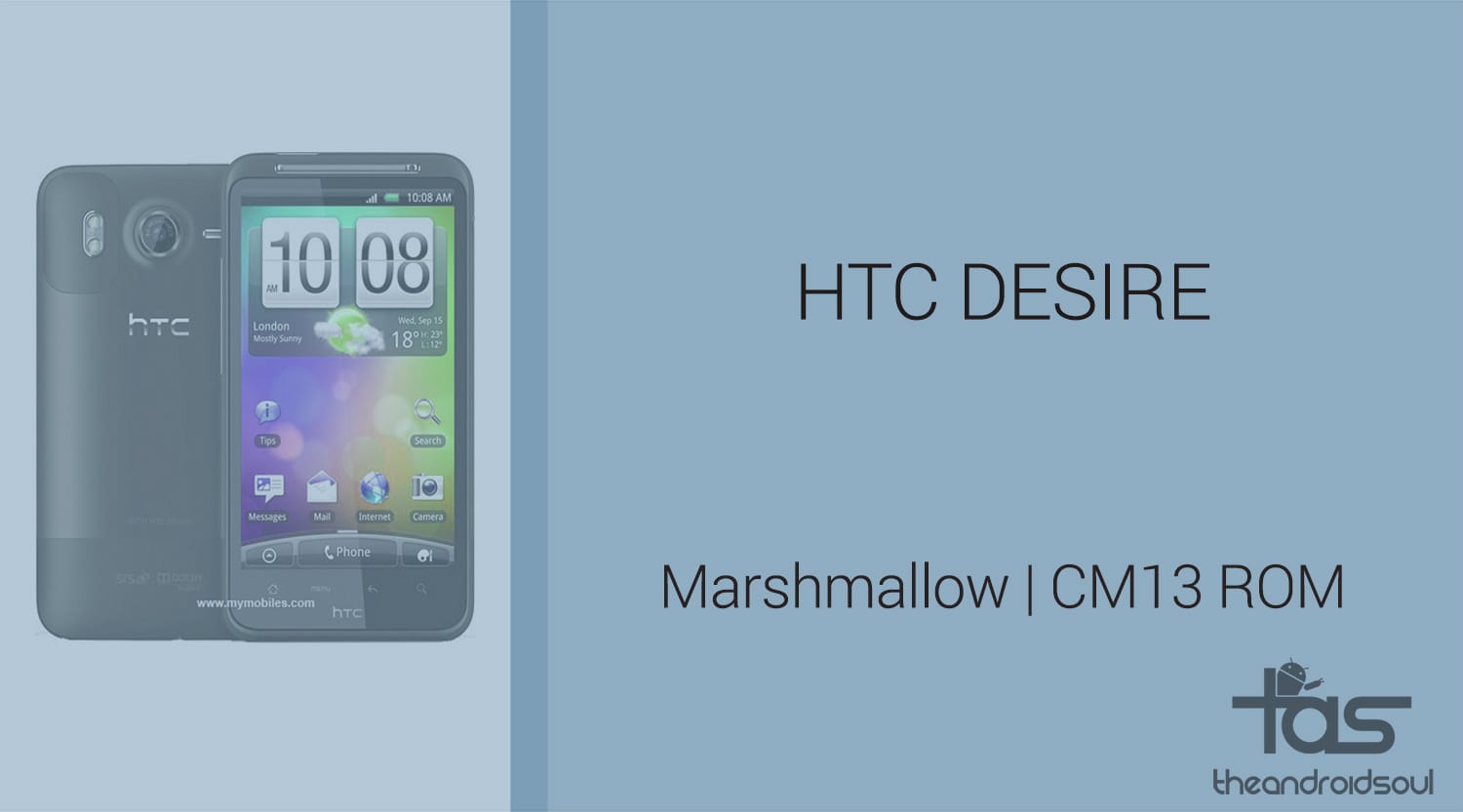 Download HTC Desire Marshmallow Update: CM13 and other ROMs