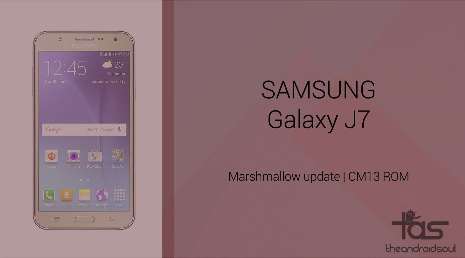 Download Galaxy J7 Marshmallow Update: CM13 and other ROMs