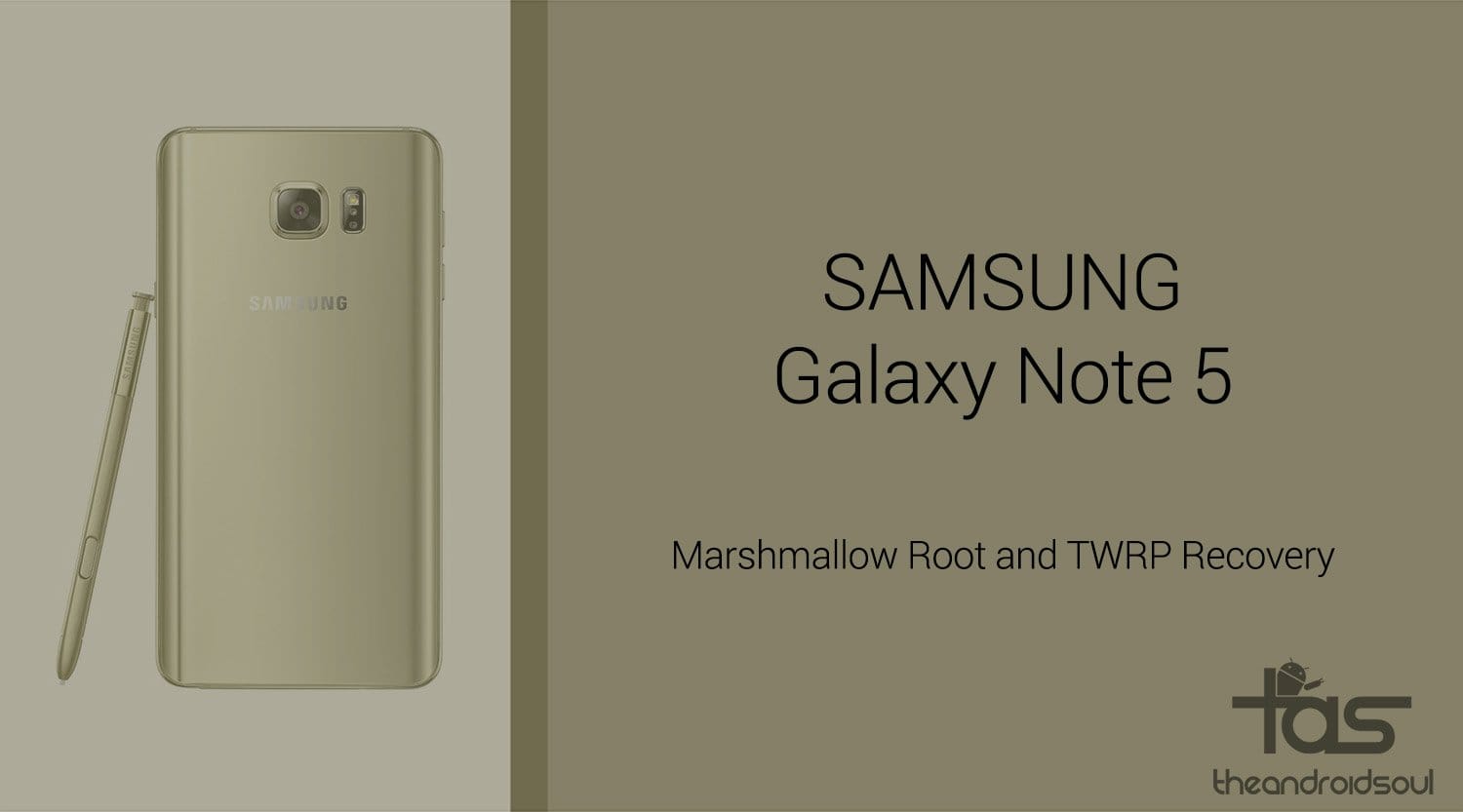 Galaxy Note 5 Marshmallow Root and TWRP 3.0 [N920C]