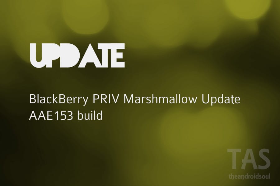 T-Mobile releases Blackberry PRIV Marshmallow update (build AAF153)