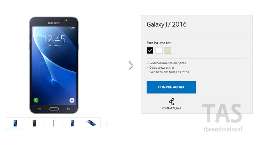 Galaxy J7 2016 launched in Brazil, available at FAST SHOP retail store