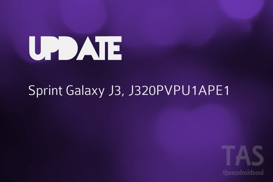 Sprint Galaxy J3 Update: Build J320PVPU1APE1 released!