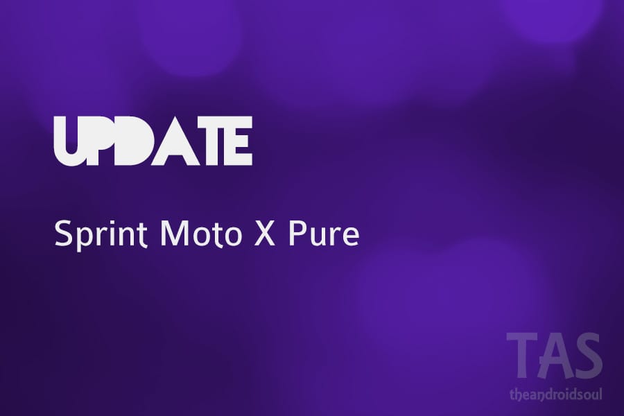 Sprint Moto X Pure receiving new update today