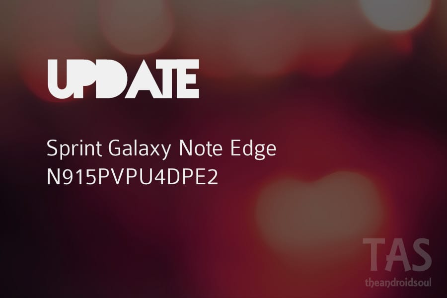 New PE2 update released for Sprint Note Edge (build N915PVPU4DPE2)