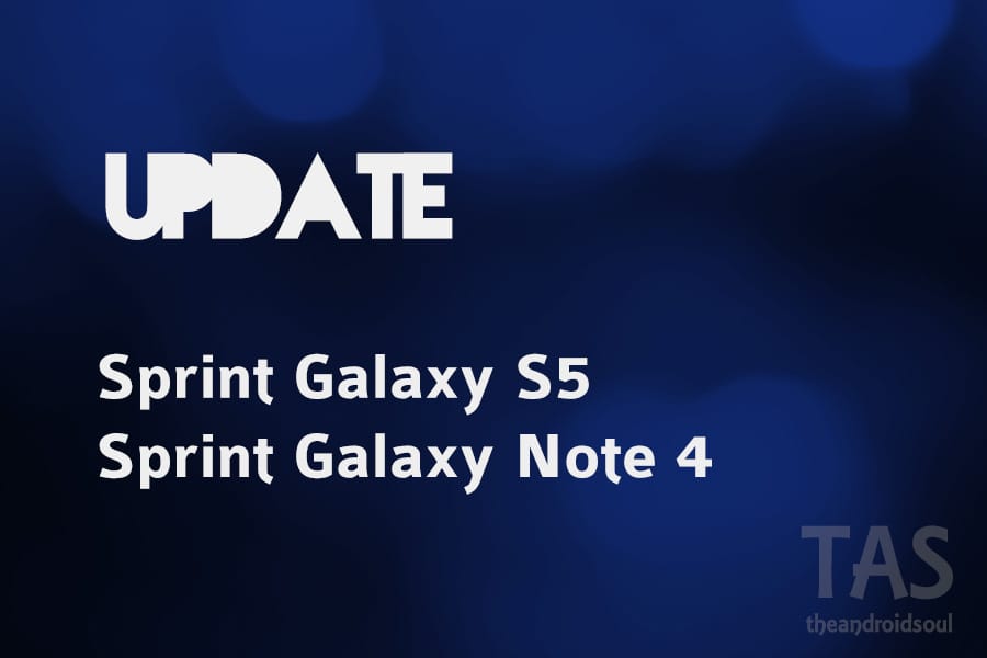 Sprint rolling out new update (PE2) for Galaxy Note 4 and Galaxy S5