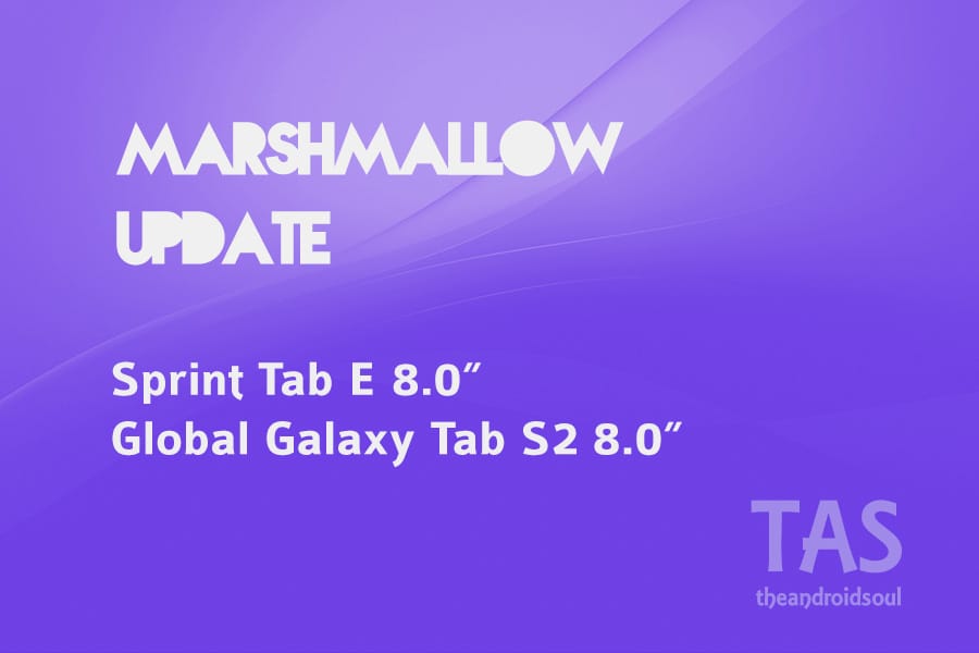 Galaxy Tab S2 and Sprint Tab E up for Marshmallow update treatment