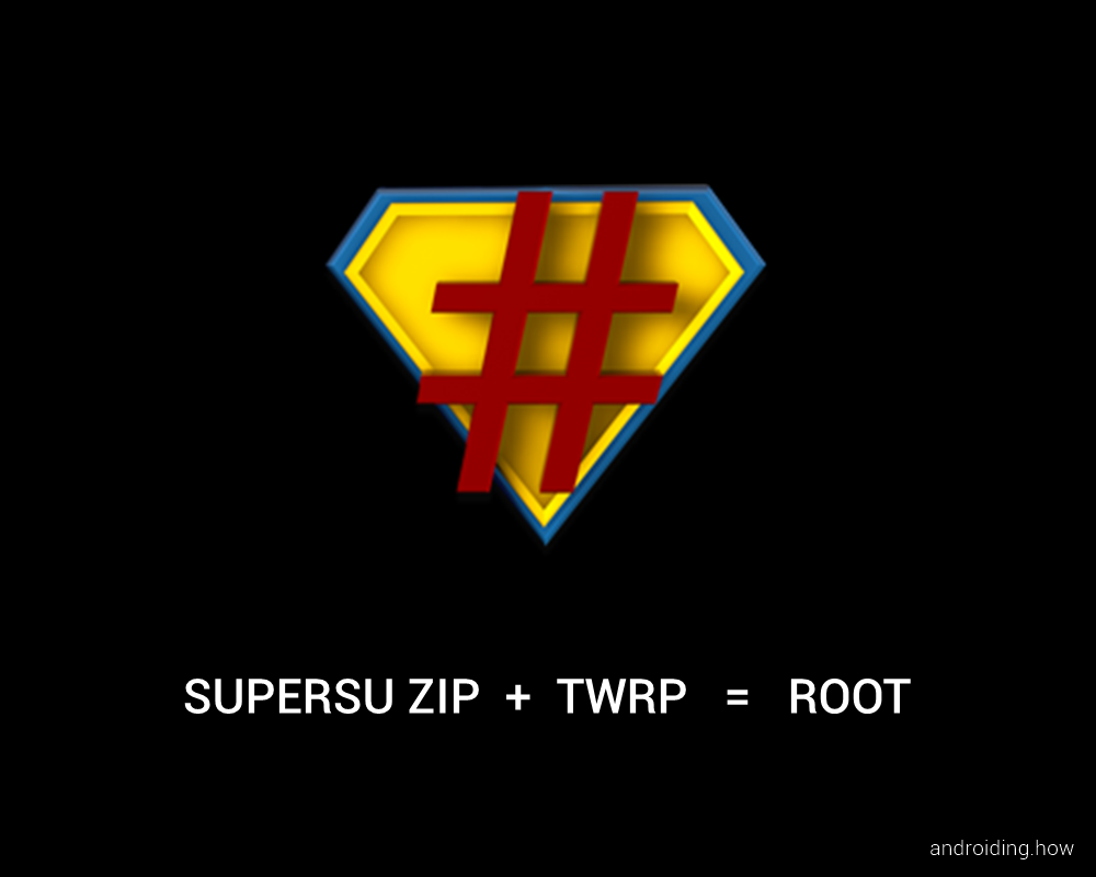 How to Flash SuperSU using TWRP recovery and Root any Android device [v2.82 SR5]