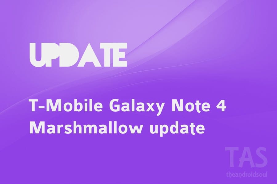 T-Mobile Note 4 Marshmallow update is also live today, build N910TUVU2EPE3