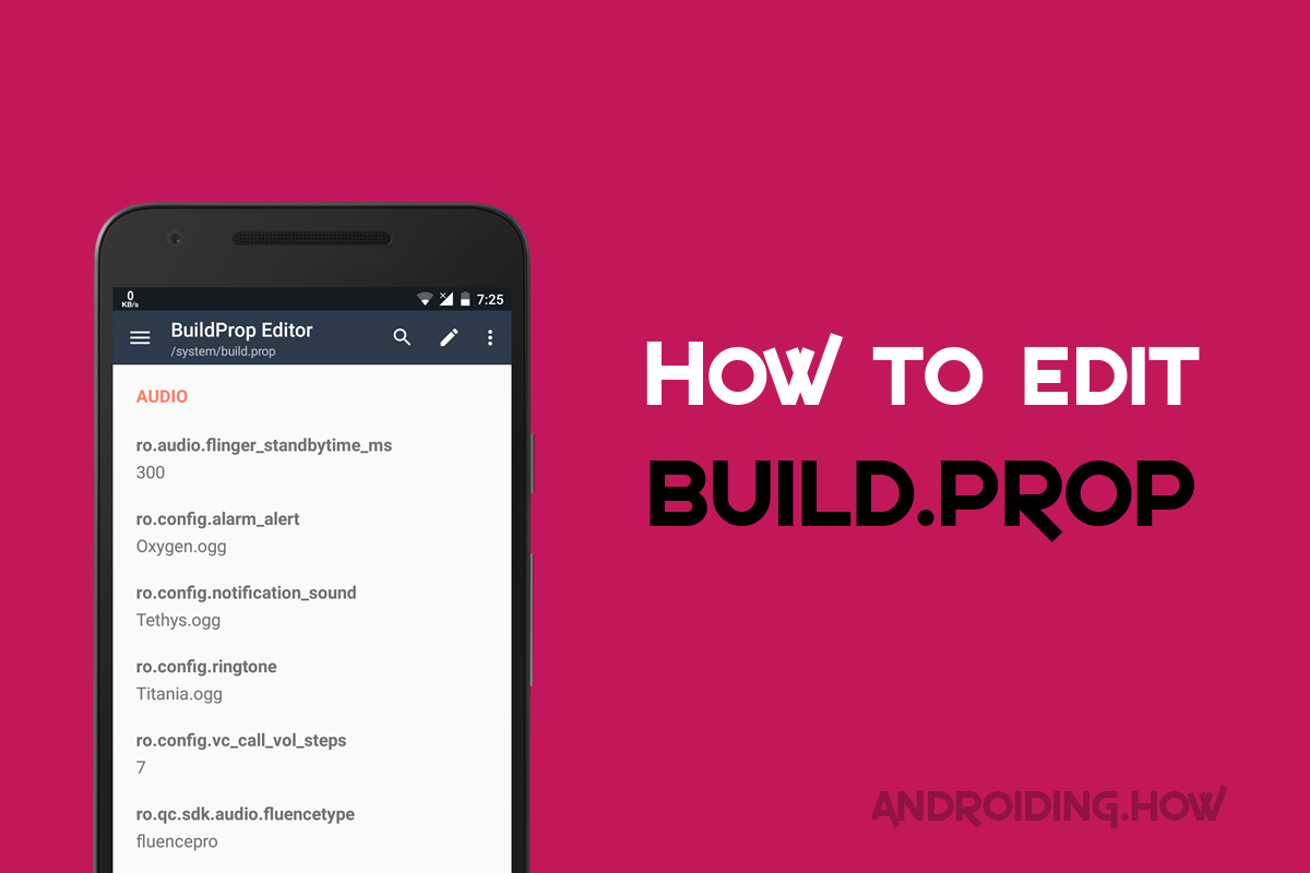 How to Edit Build.prop file on Android