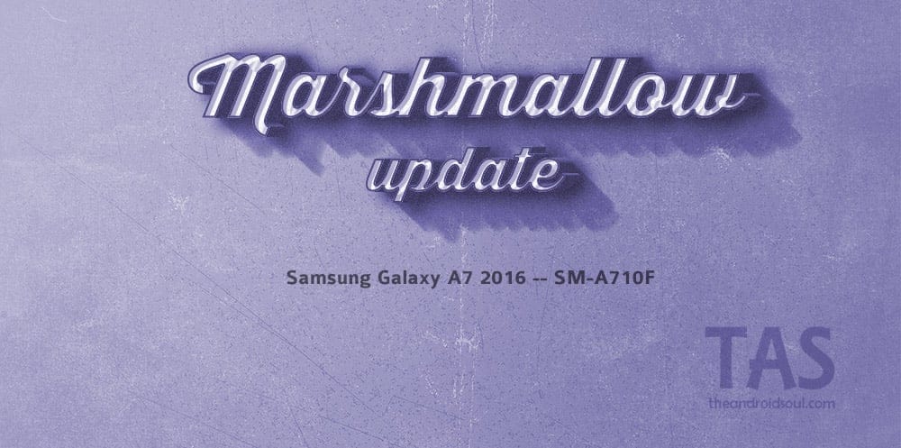 Galaxy A7 2016 gets the Marshmallow update too