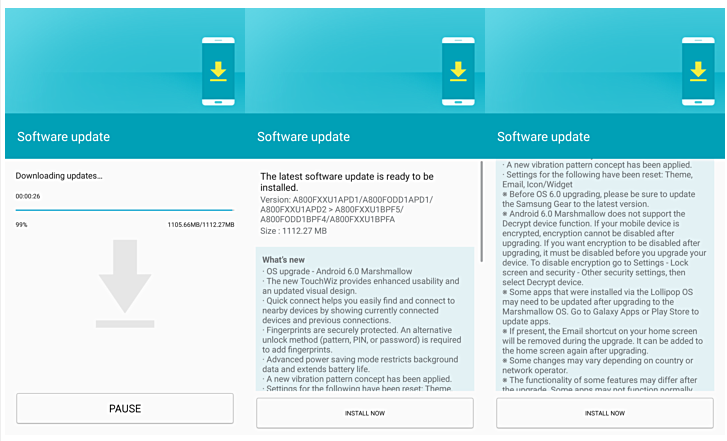 A800FXXU1BPF5: Marshmallow update for Galaxy A8 released in India