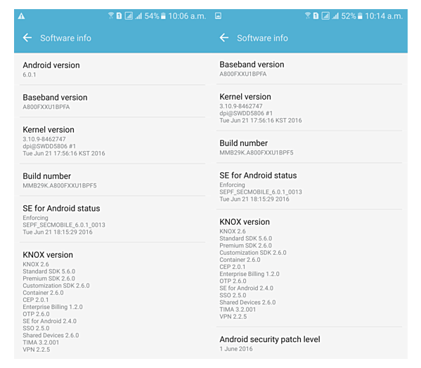 galaxy a8 Marshmallow