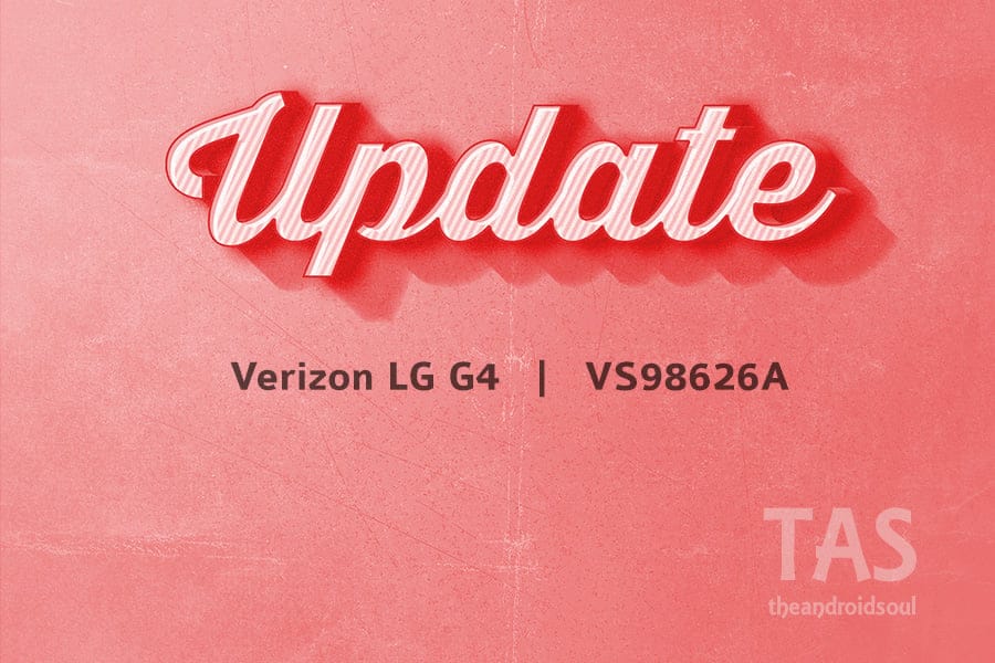 A new update released for the Verizon LG G4