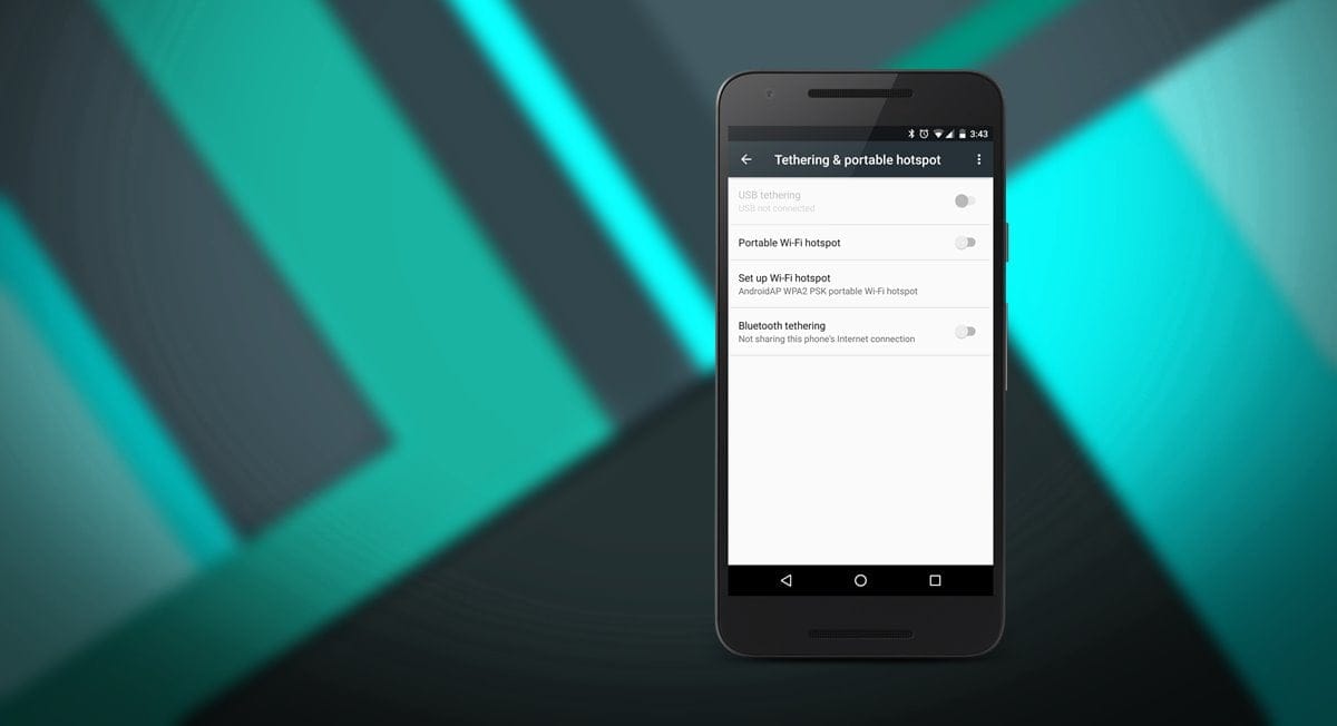 How to Enable Tethering on Nougat (alongside Android Pay)