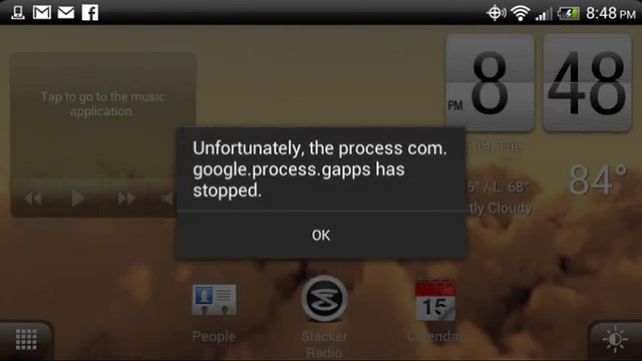 How to Fix Process google.process.gapps.error Has Stopped Error on Android