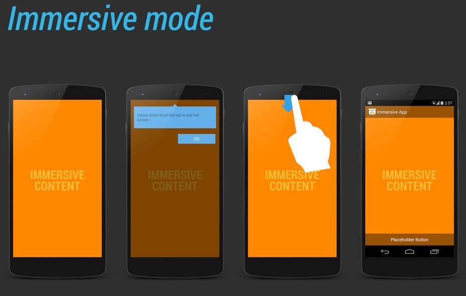 FYI: Android Nougat doesn’t have Immersive Mode
