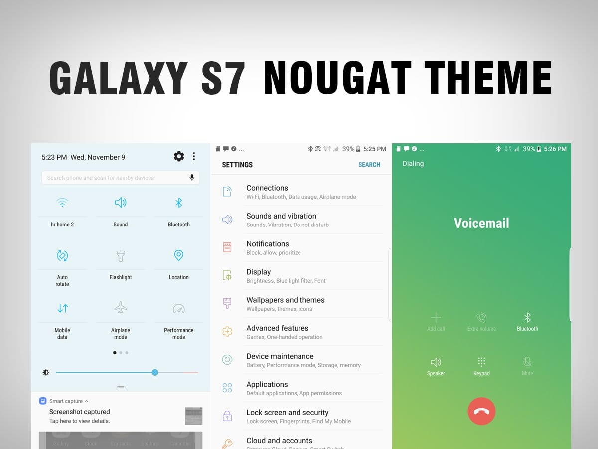 Samsung Galaxy S7 Nougat Grace UX Theme: How can you get it